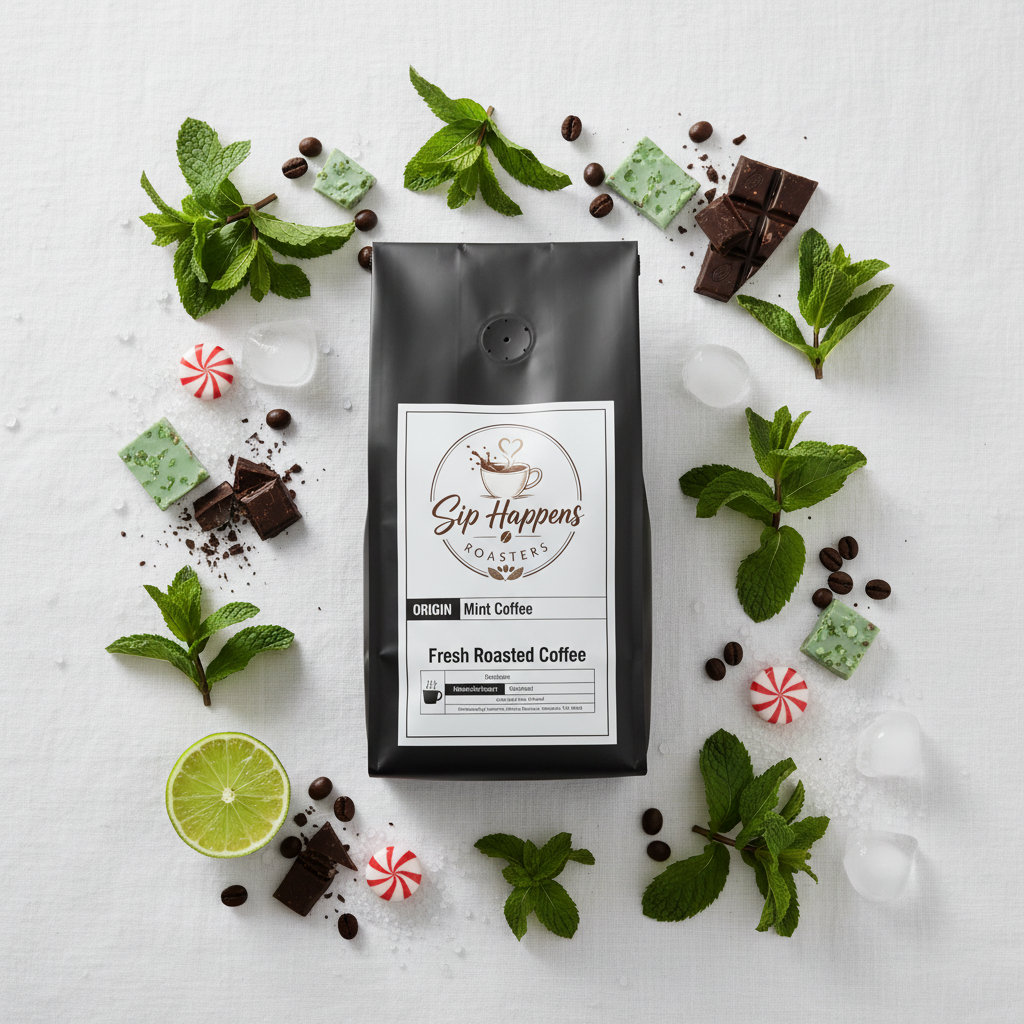 Mint Coffee - Overhead