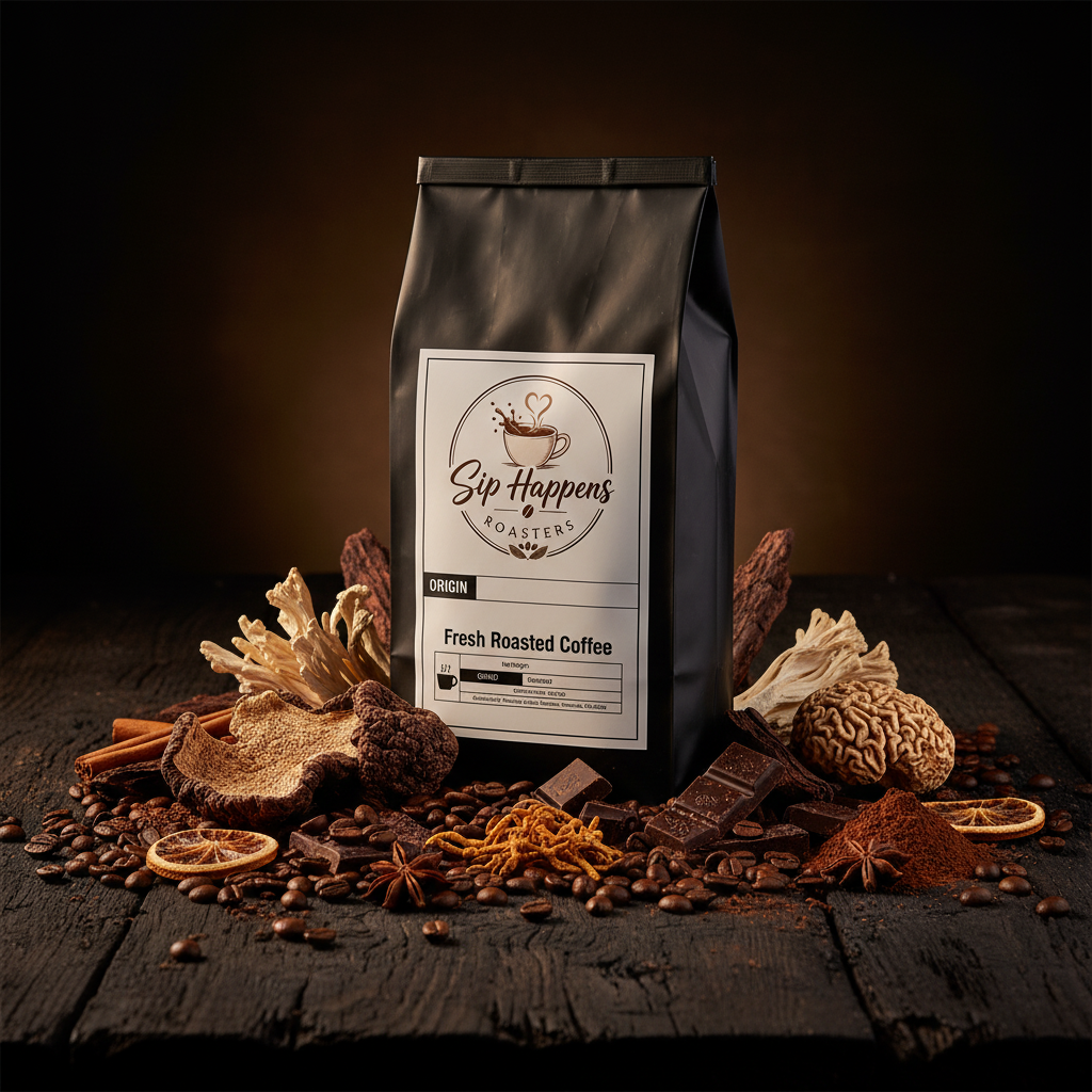 Mushroom Dark Roast - Charred Wood
