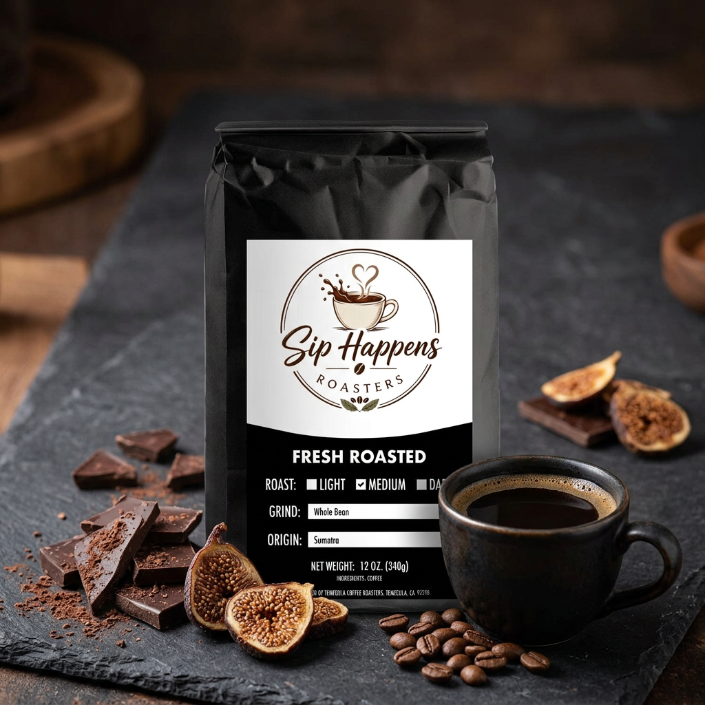 Bali Blue Kintamani vs Sumatra Mandheling Single Origin Indonesian Coffee Beans by Sip Happens Roasters