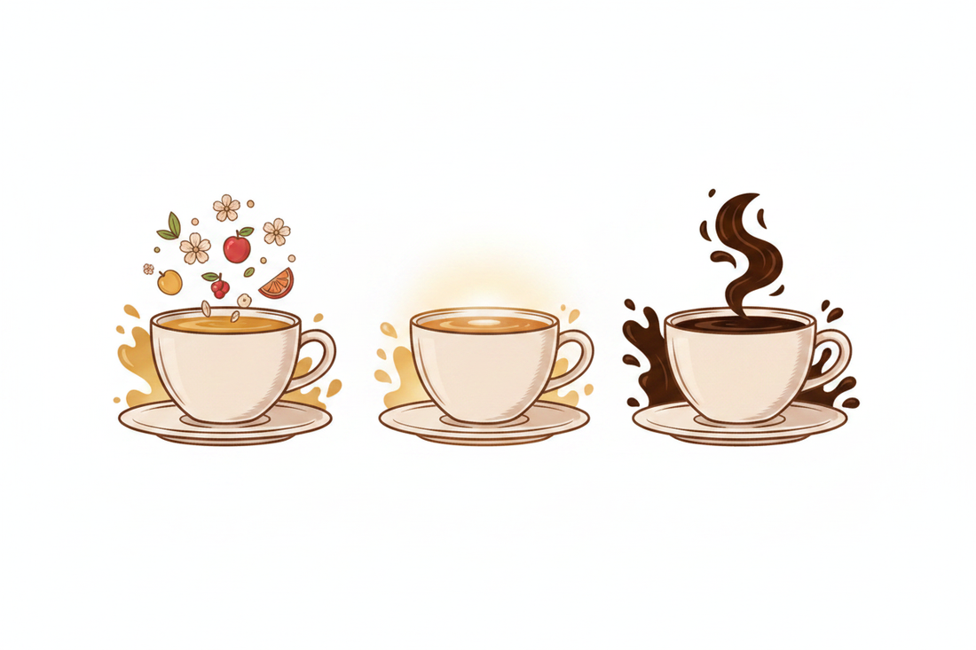 Light vs. Medium vs. Dark Roast: The Complete Guide to Flavor, Caffeine & Terroir