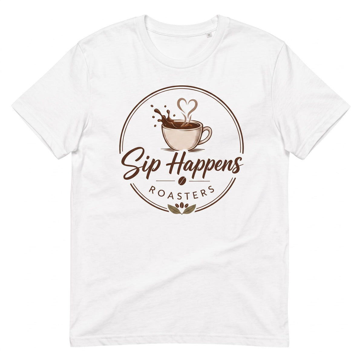 Sip Happens Roasters Unisex Organic Mid-Light T-Shirt