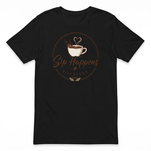 Sip Happens Roasters Unisex Eco T-Shirt
