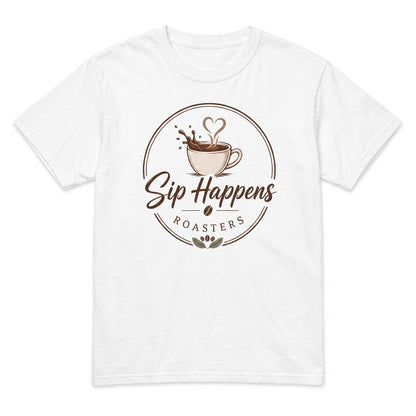 Sip Happens Roasters Unisex Garment-Dyed Heavyweight T-Shirt