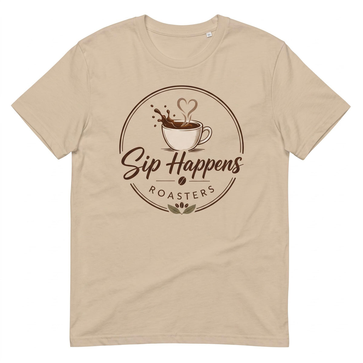 Sip Happens Roasters Unisex Organic Mid-Light T-Shirt