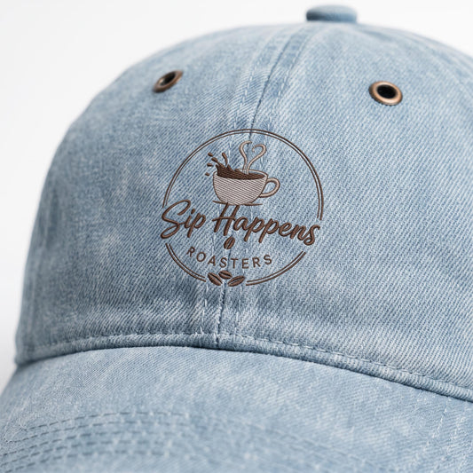 Sip Happens Roasters Denim Hat