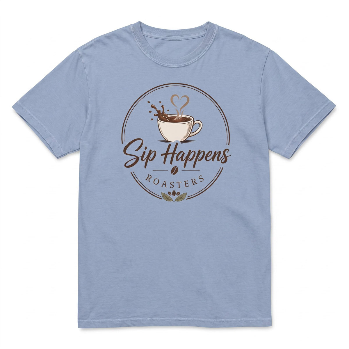 Sip Happens Roasters Unisex Garment-Dyed Heavyweight T-Shirt