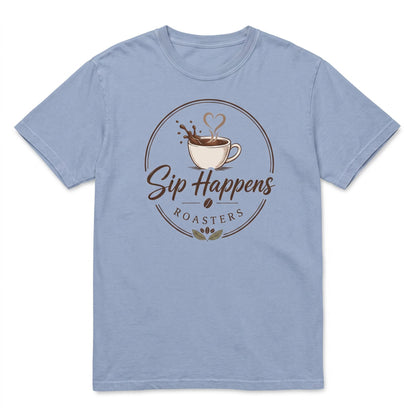 Sip Happens Roasters Unisex Garment-Dyed Heavyweight T-Shirt