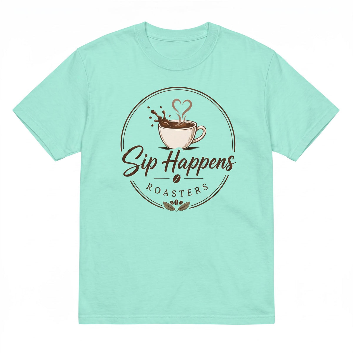 Sip Happens Roasters Unisex Garment-Dyed Heavyweight T-Shirt