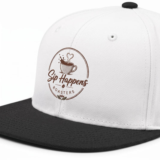 Sip Happens Roasters Snapback Hat
