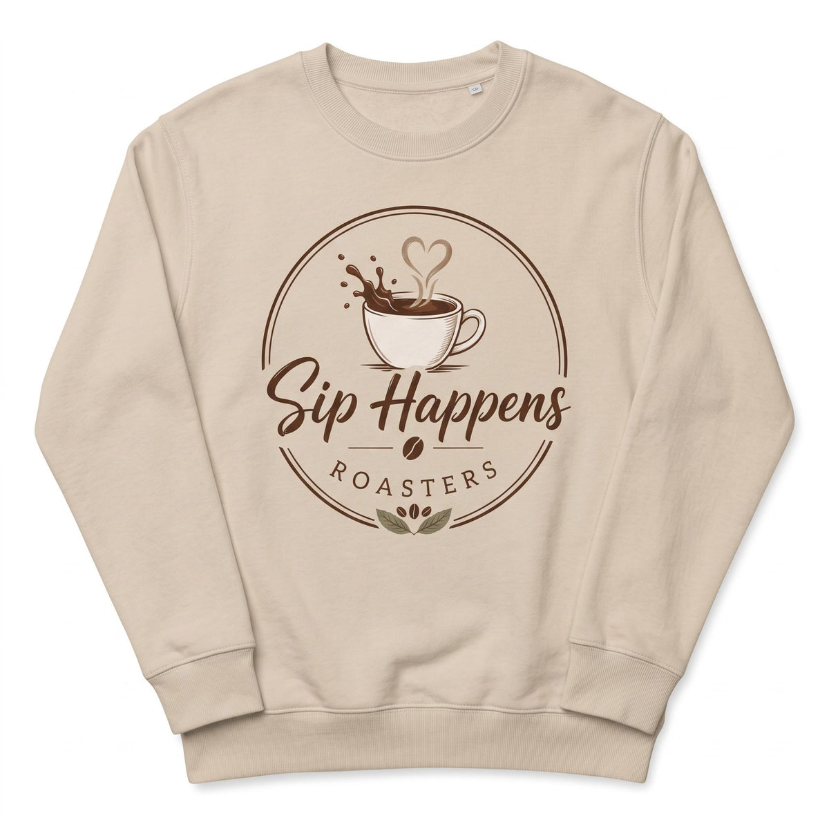 Sip Happens Roasters Unisex Organic Sweatshirt