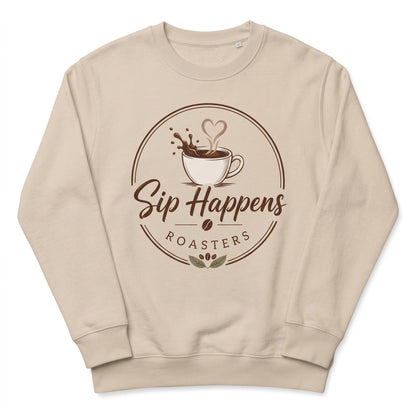 Sip Happens Roasters Unisex Organic Sweatshirt