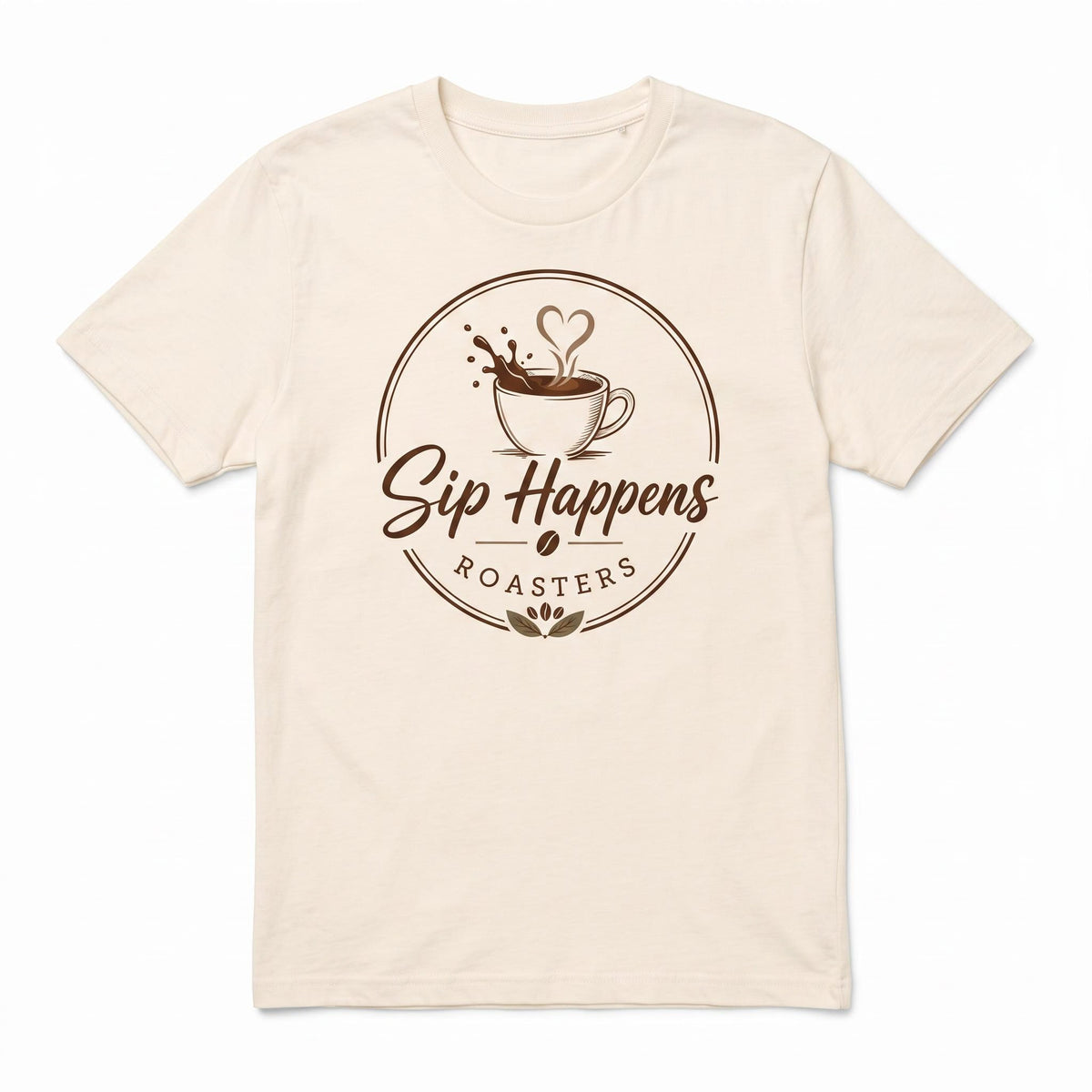 Sip Happens Roasters Unisex Organic Mid-Light T-Shirt