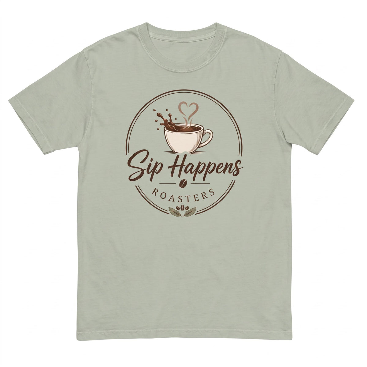 Sip Happens Roasters Unisex Garment-Dyed Heavyweight T-Shirt