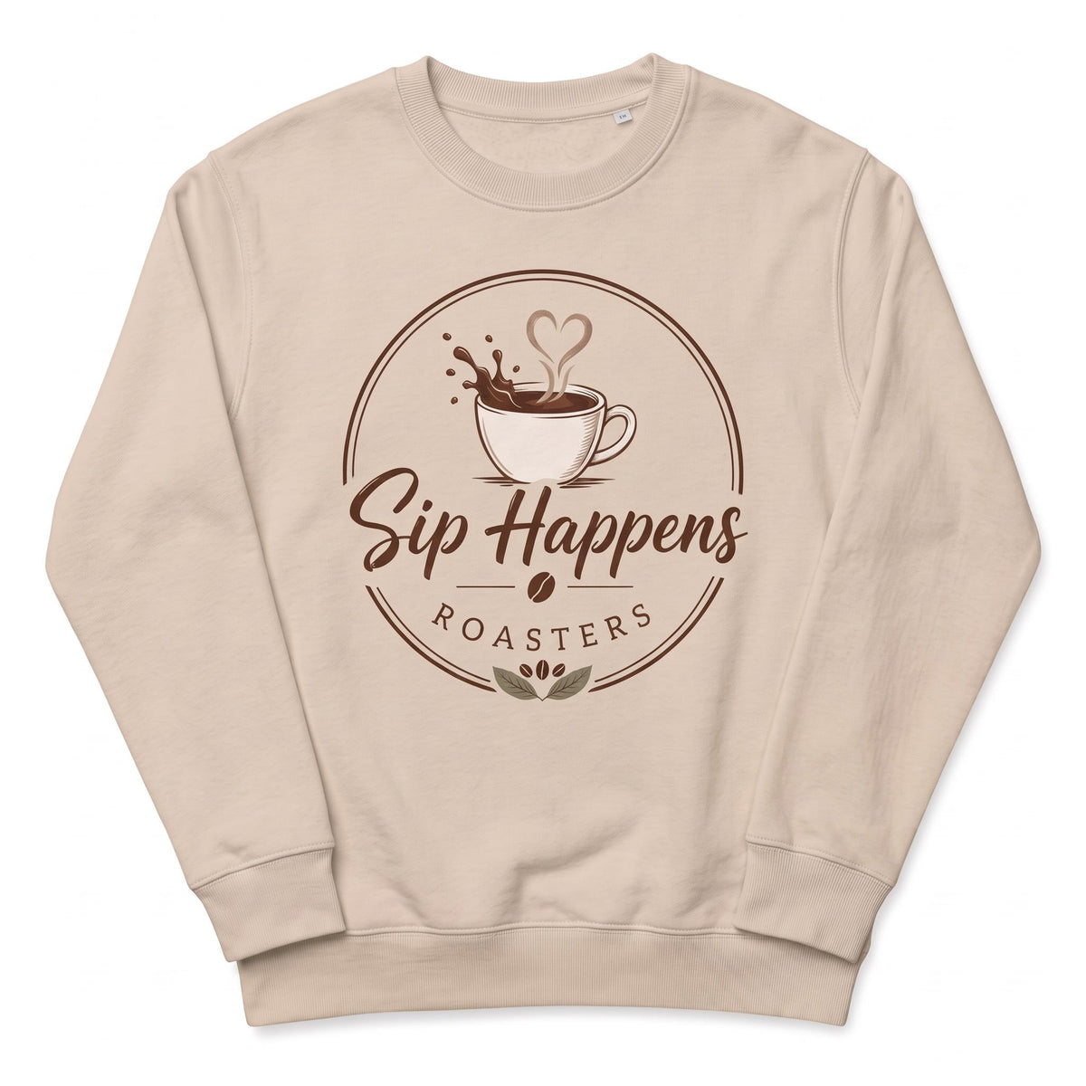 Sip Happens Roasters Unisex Organic Sweatshirt