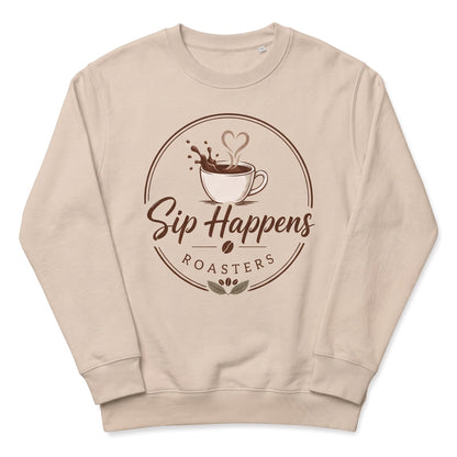 Sip Happens Roasters Unisex Organic Sweatshirt