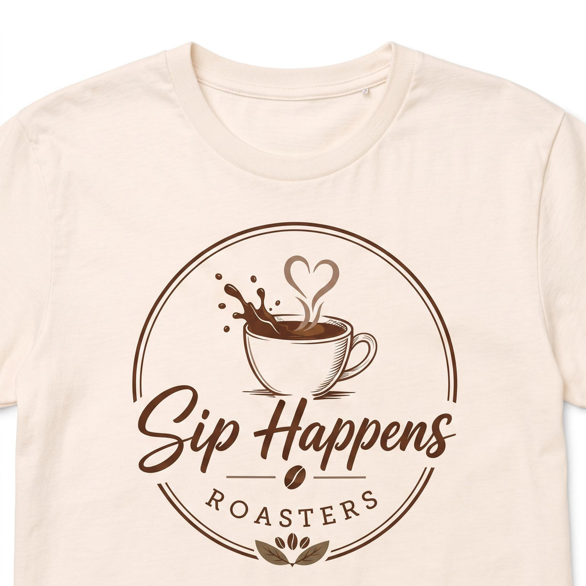 Sip Happens Roasters Unisex Organic Mid-Light T-Shirt