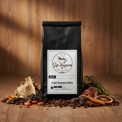 Mushroom Coffee - Warm Wood